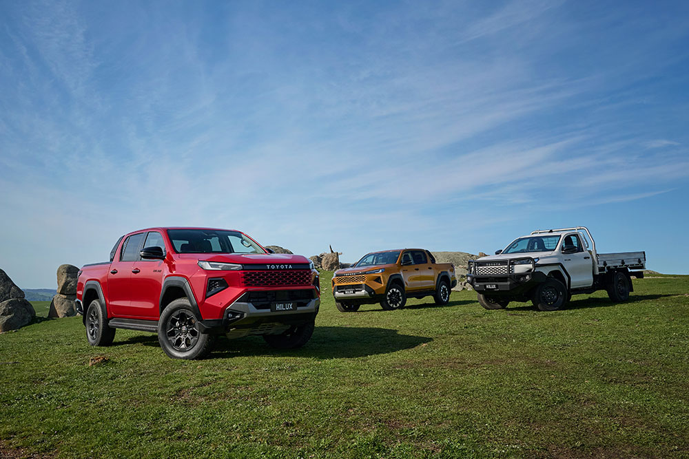 New Toyota HiLux models.