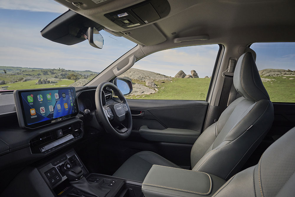 New Toyota HiLux interior view.