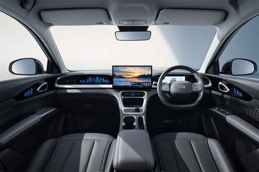 Geely EX5 interior.