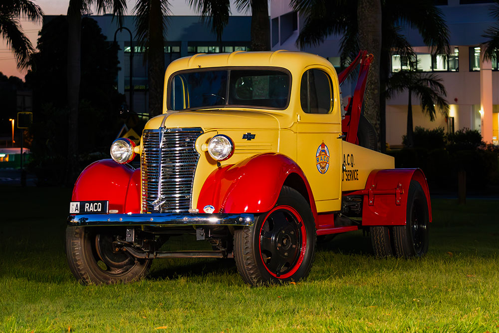 1938 ML Chevrolet tow truck.