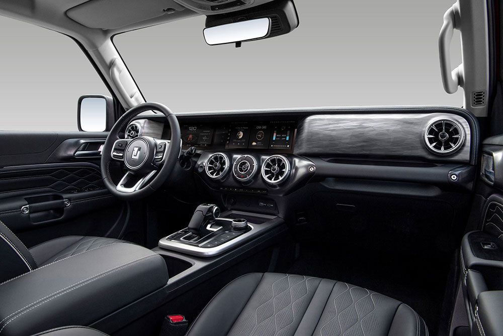 Interior of GWM Tank 300 4x4.