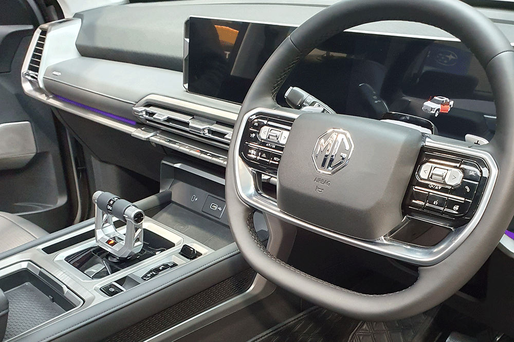 Interior view MG U9 ute.