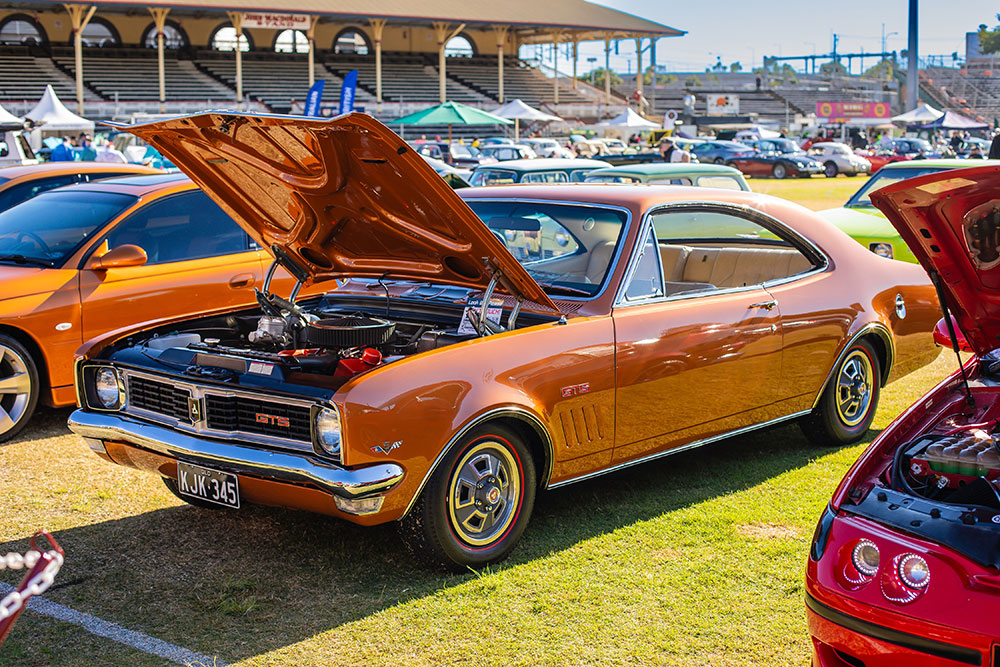Jamie Kunst's 1969 Holden Monaro HT GTS which was Judges' Choice winnter at RACQ MotorFest 2025.
