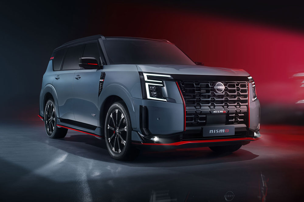 Front view of the Nissan Patrol Nismo.