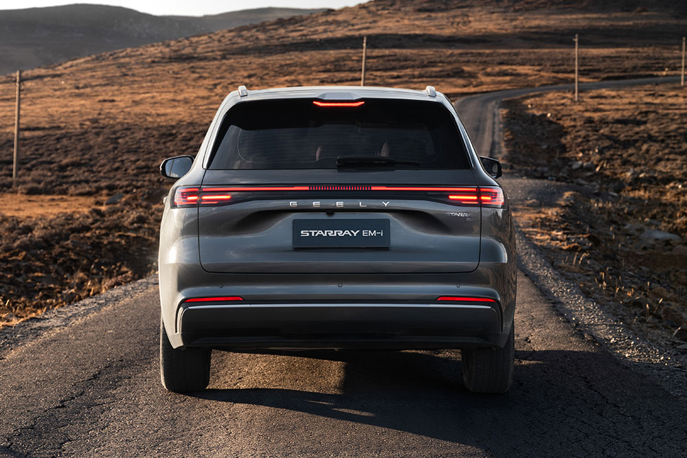 Geely Starray EM-i rear view.