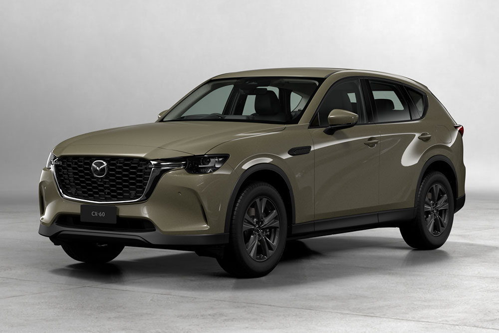 Front view of Mazda CX-60.