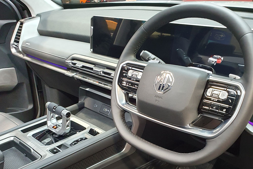 Interior of MGU9 ute.