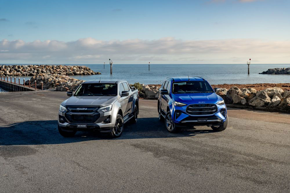 The Isuzu D-Max Ute and MU-X SUV.