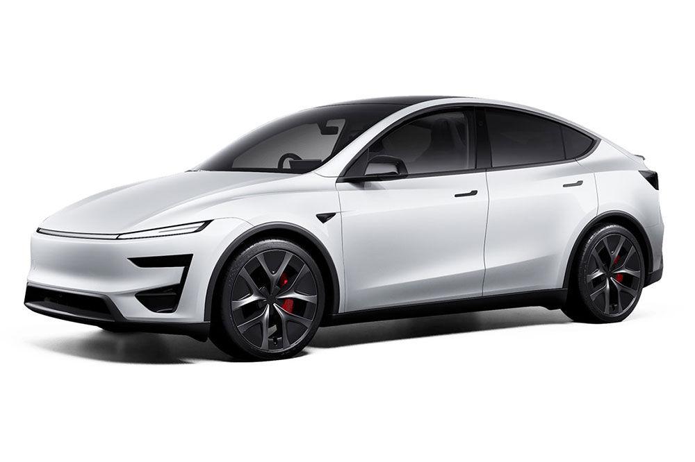 Tesle Model Y Performance model front fiew.