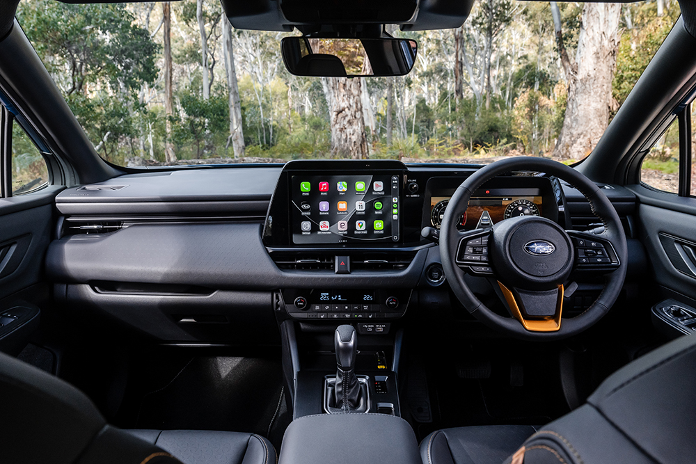 Subaru Outback Wilderness MY26 dashboard.