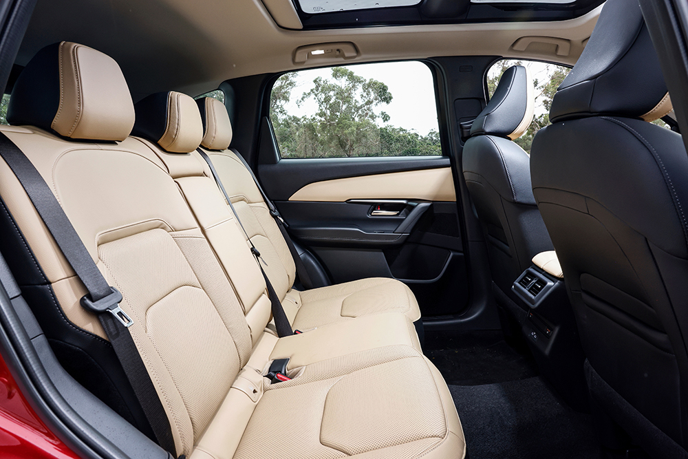 3rd-gen Mazda CX-5 rear seats