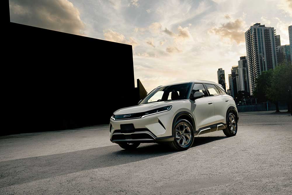 BYD Atto 2 SUV electric vehicle.