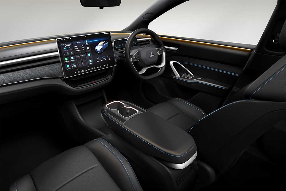 Mitsubishi ASX VR-e EV interior.