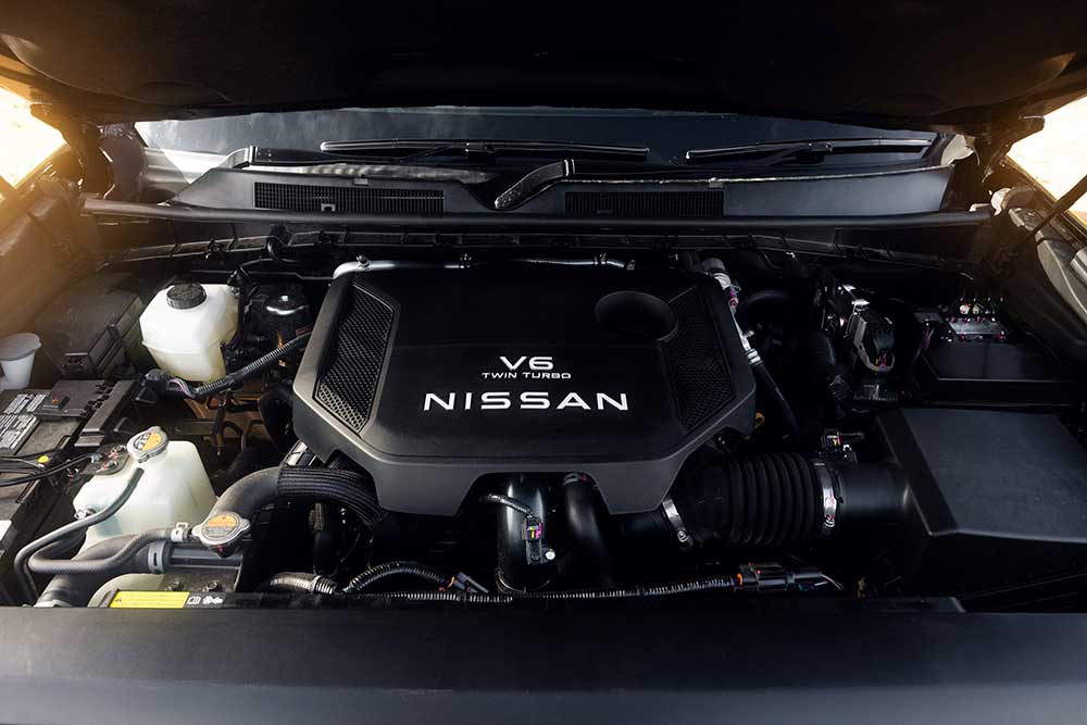 Nissan Patrol Y63 V6 Turbo engine