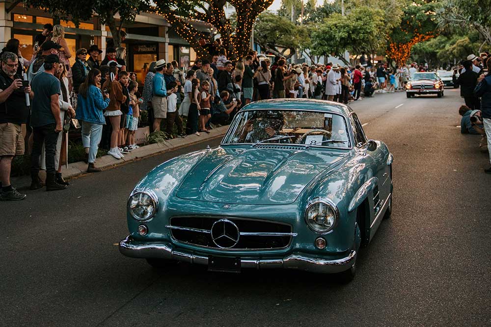Noosa Concours Best in Show 1954 Mercedes Benz 300 SL Coupe