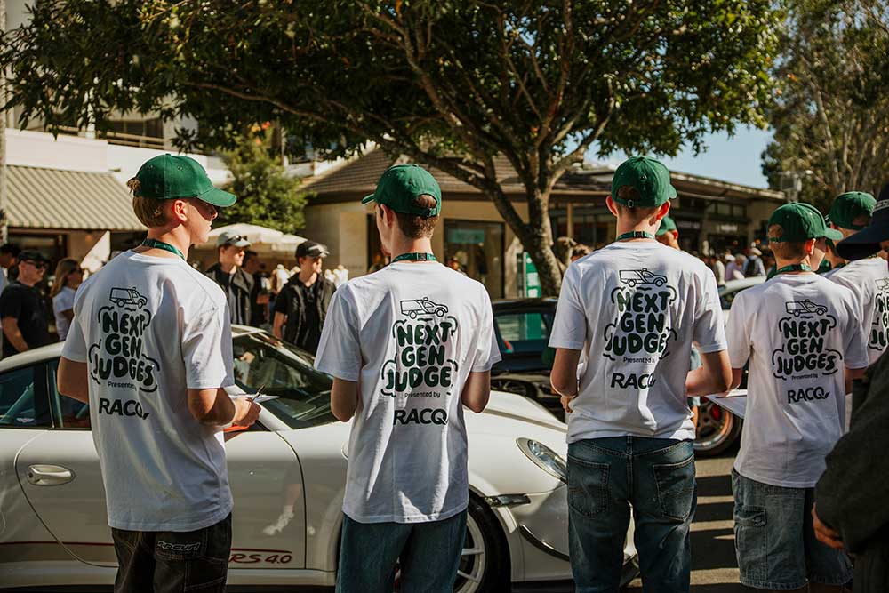 Noosa Concours Next Gen Judges sponsored by RACQ