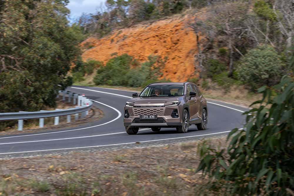 Toyota RAV4 Cruiser on a highway