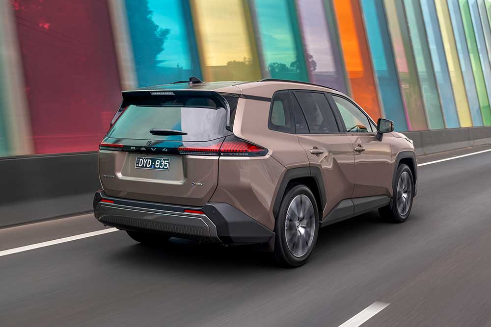 Toyota RAV4 Cruiser rear seats rear view