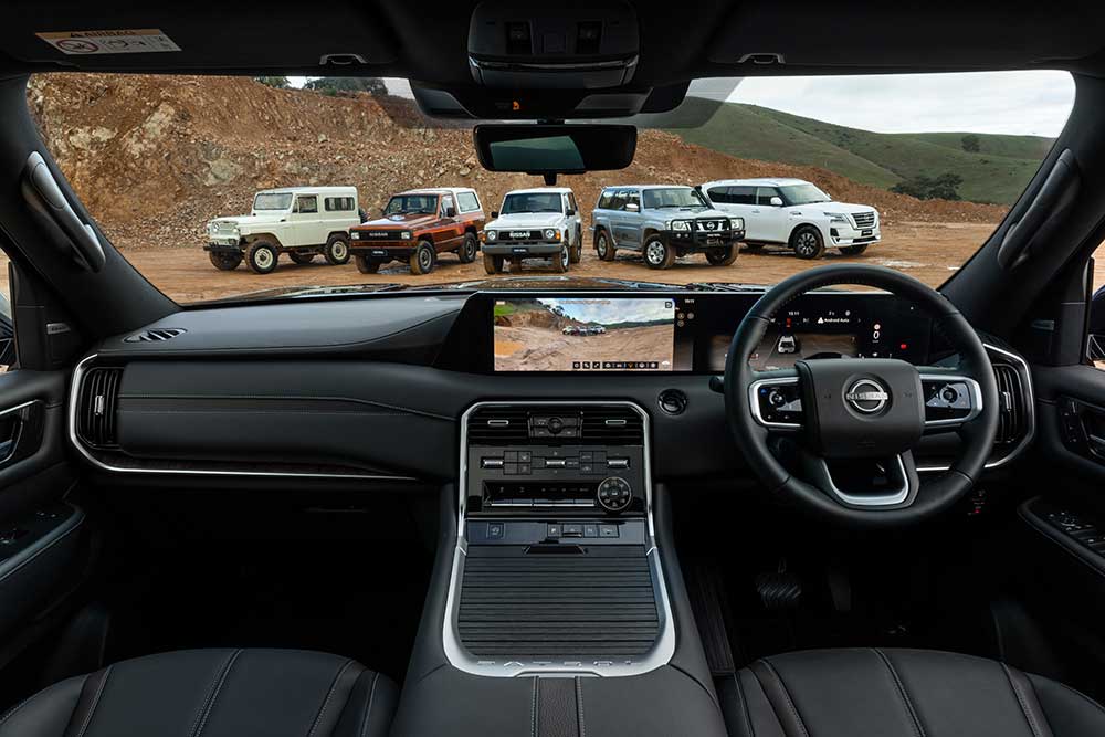 Nissan Patrol  Y63 dashboard