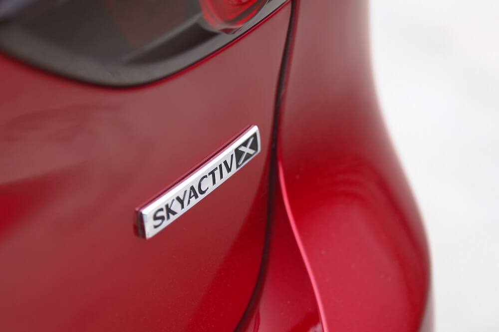 Skyactiv-X M Hybrid rear.