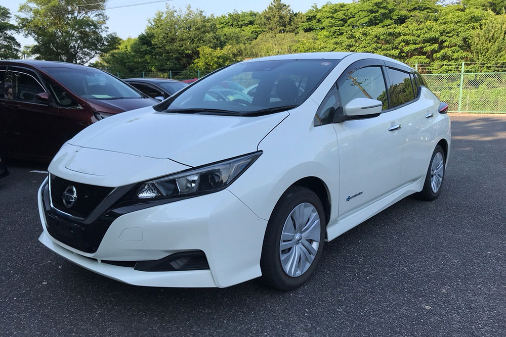 2018 Nissan Leaf sold on the Good Car Company website.