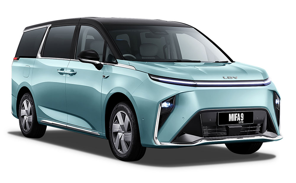 LDV Mifa 9 electric people mover.