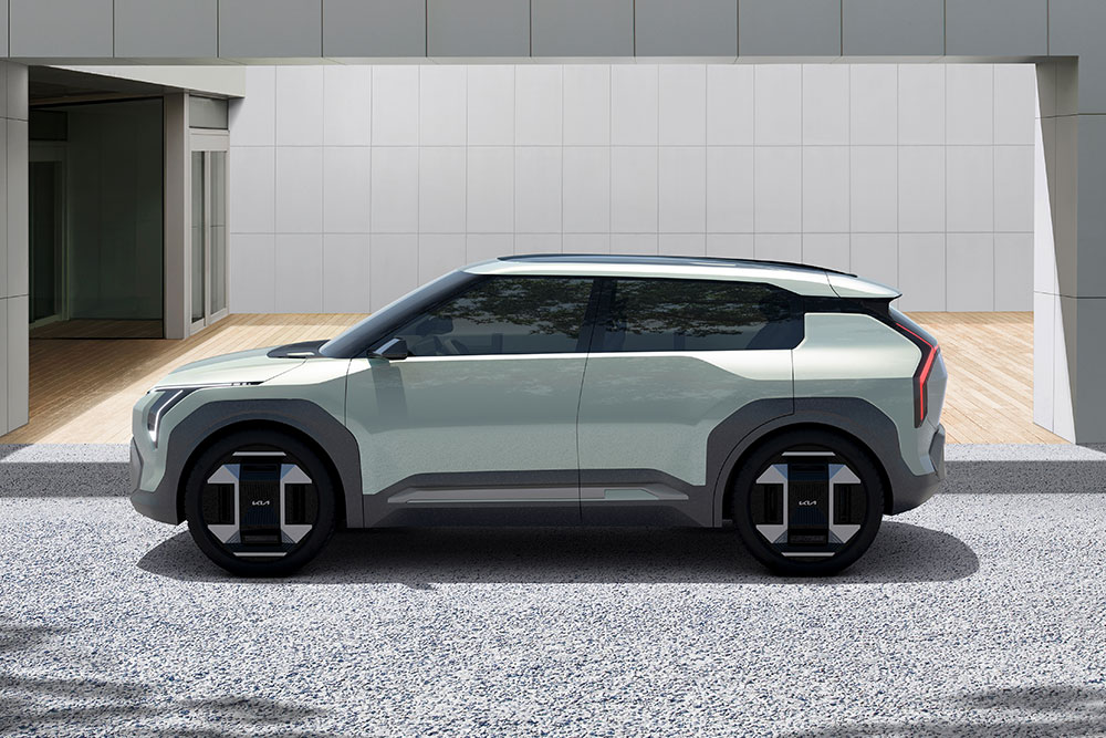 Kia Concept EV3 exterior.