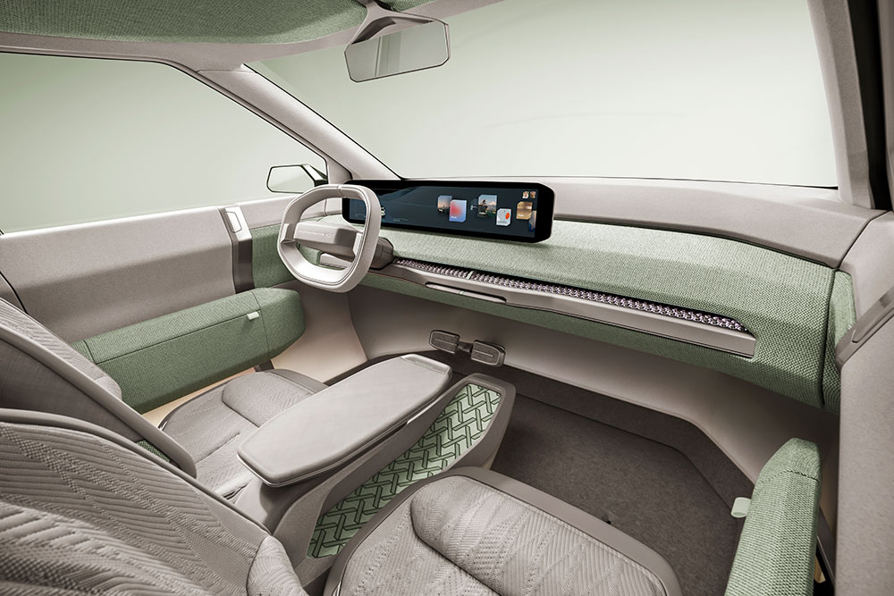 Kia Concept EV3 interior.