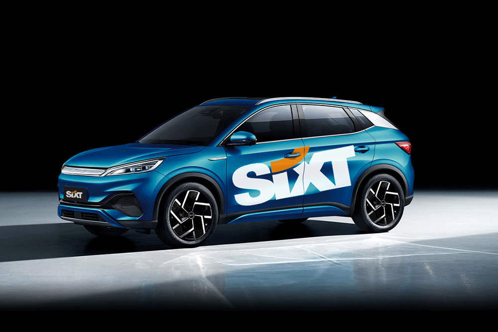SIXT Australia is introducing 500 new BYD electric cars for rent.