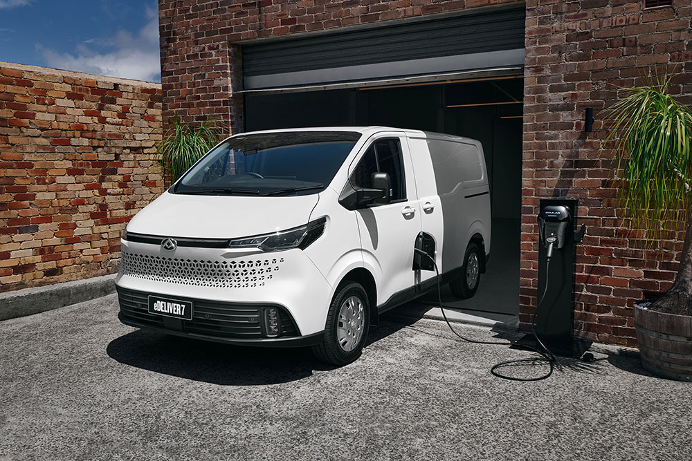 LDV eDeliver 7 recharging.