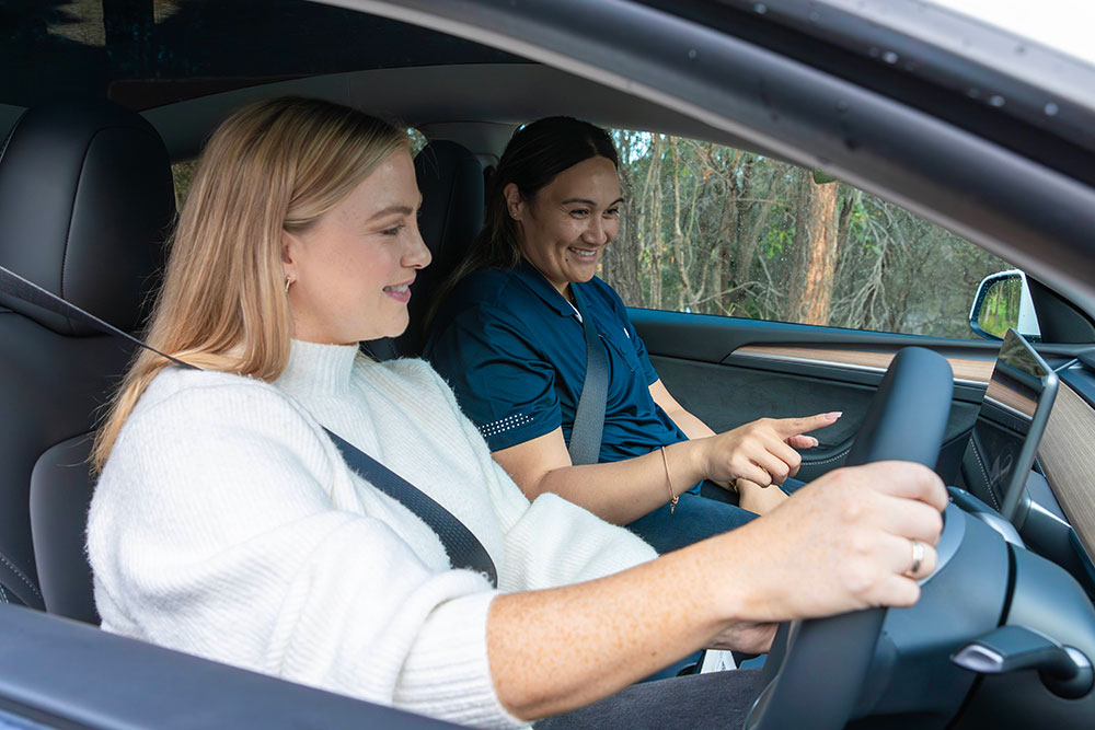 EV test drive day at RACQ Mobility Centre