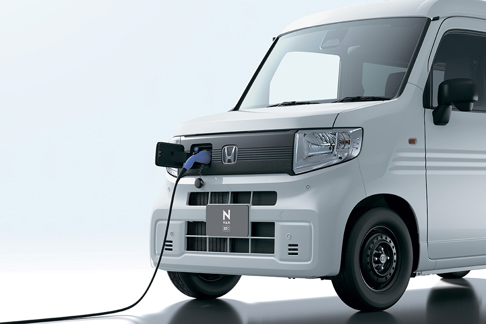 Honda's new N-Van electric vehicle.