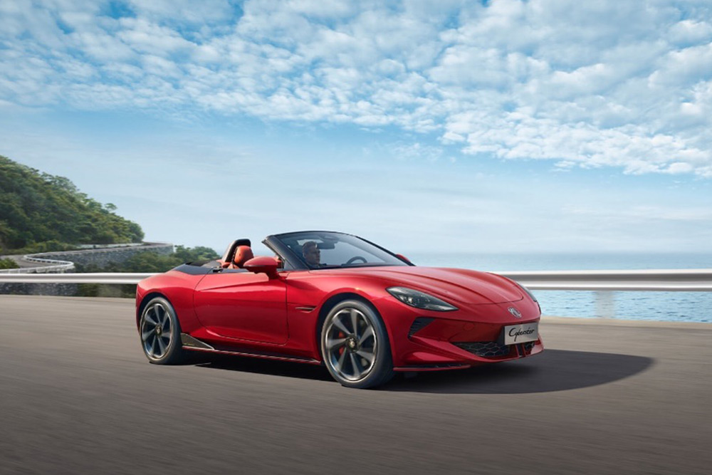 The MG Cyberster electric roadster is headed for Australia.