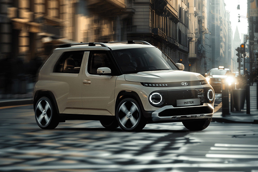 Hyundai Inster front view.