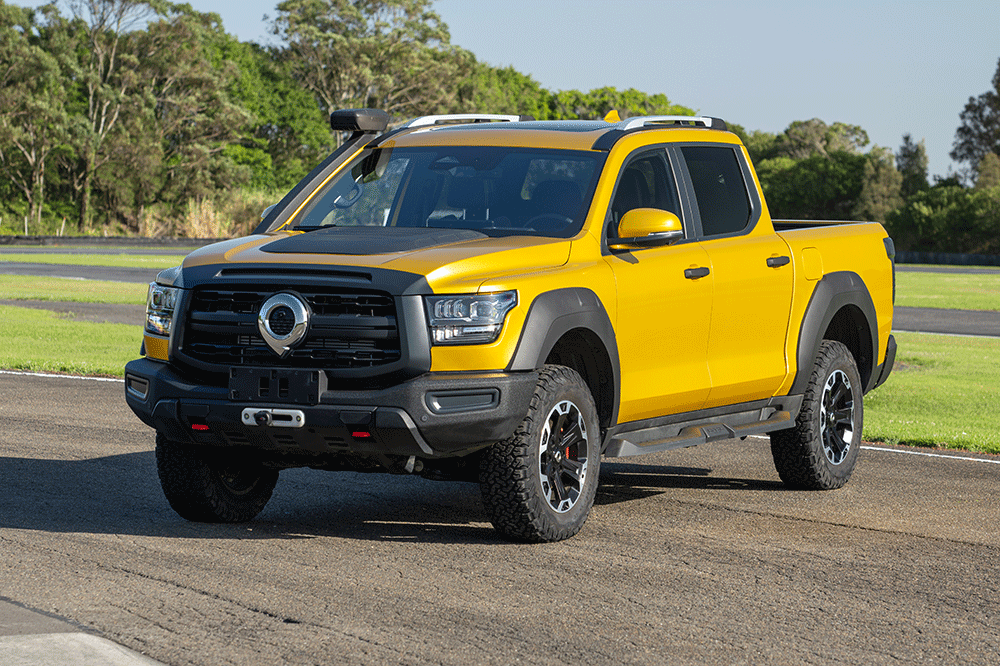 GWM Cannon Alpha Ultra PHEV front view.