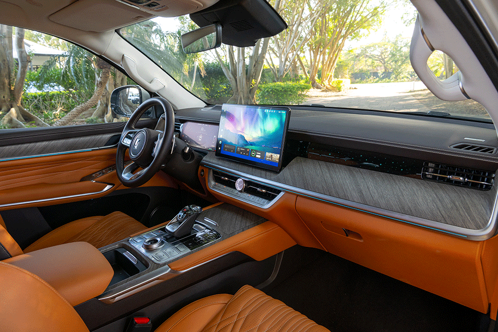 GWM Tank 500 Ultra Hi4T (PHEV) interior view.