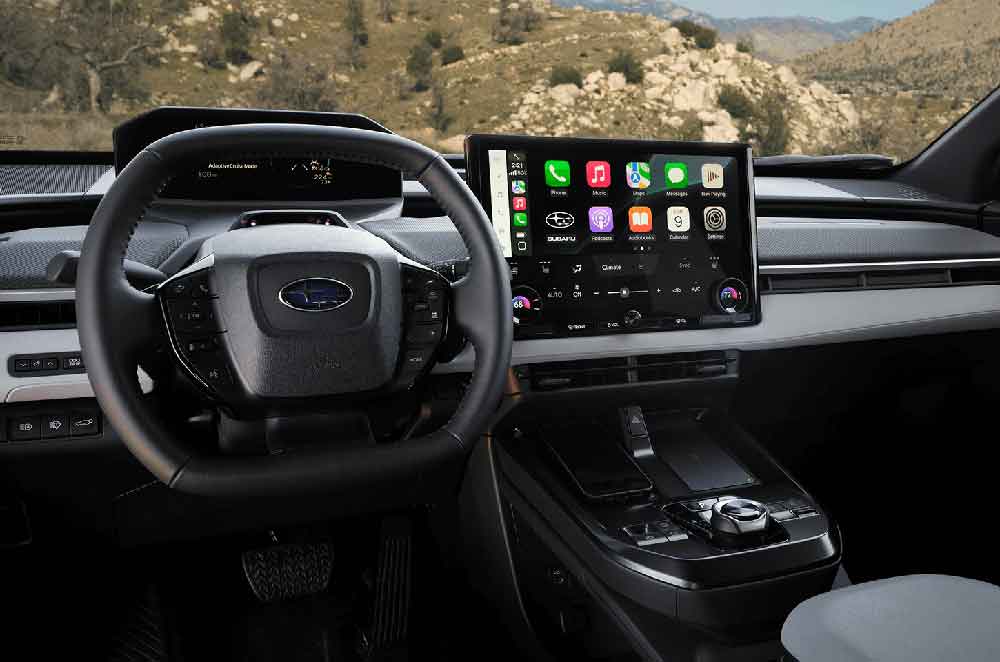 Dashboard view of new Subaru Trailseeker