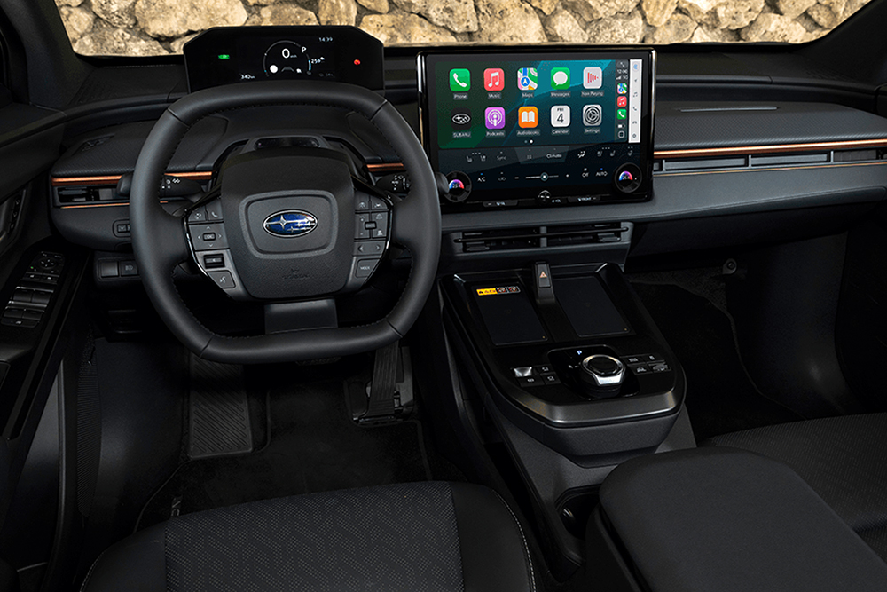 Subaru Uncharted EV dashboard.