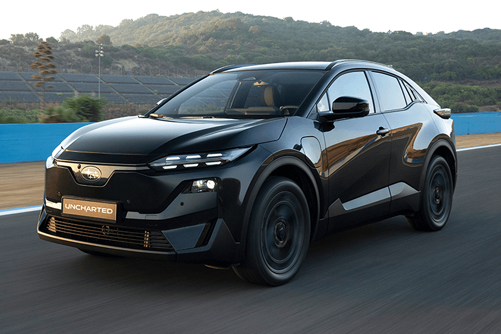 Subaru Uncharted EV front view.