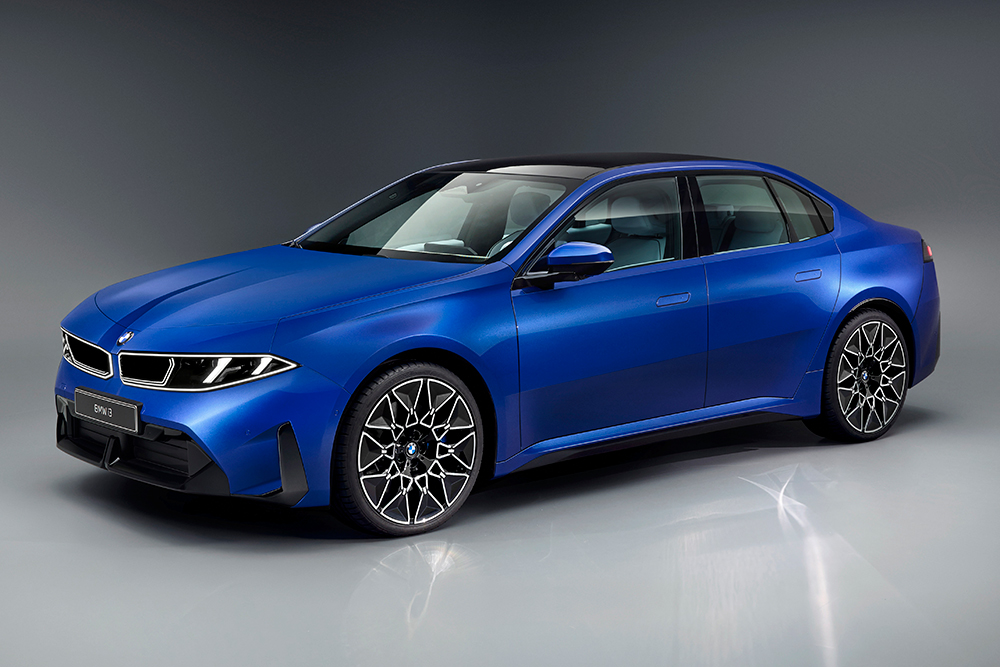 BMW i3 front side view.