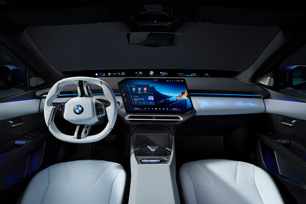 BMW i3 interior view.