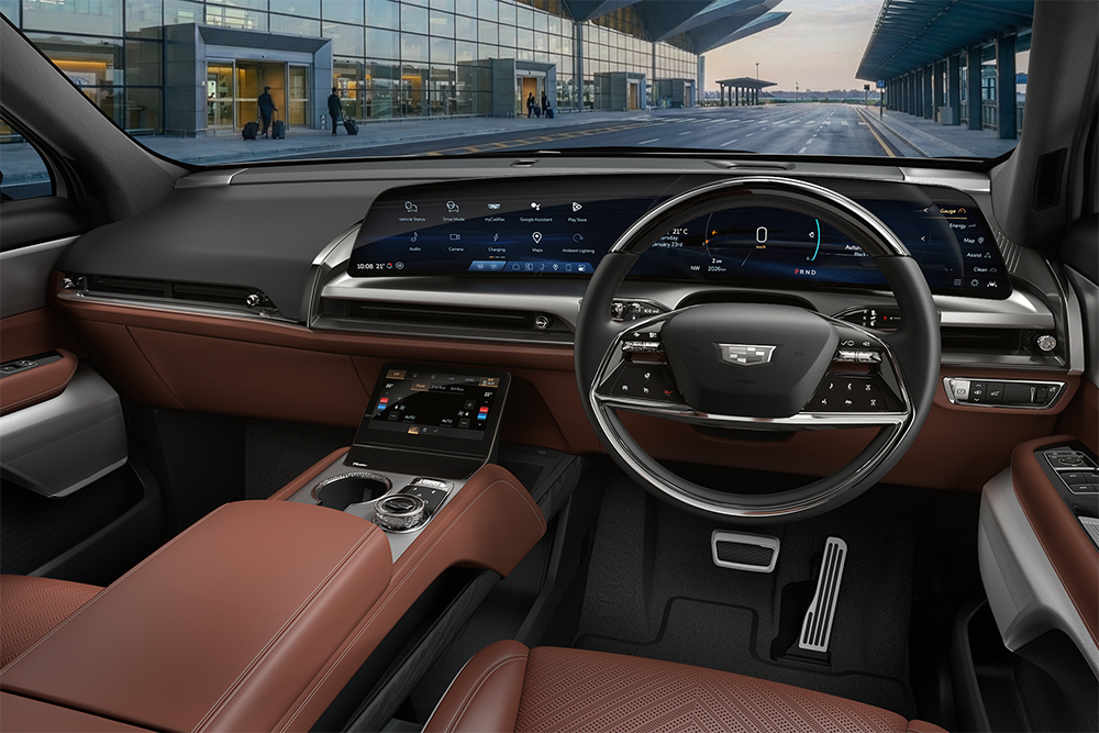 Cadillac Vistiq dashboard.
