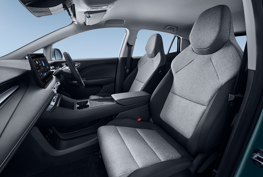 MG4 Urban  EV front seats.