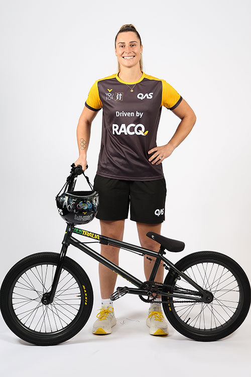 BMX feestyle rider Natalya Diehm.