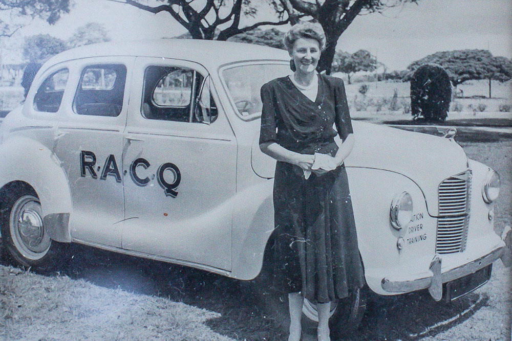 Former RACQ driver training instructor Annetta Williams.