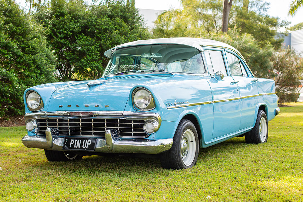 Renee Johnston's EK Holden front view.