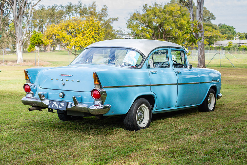Rear view of Renee Johnston's EK Holden.