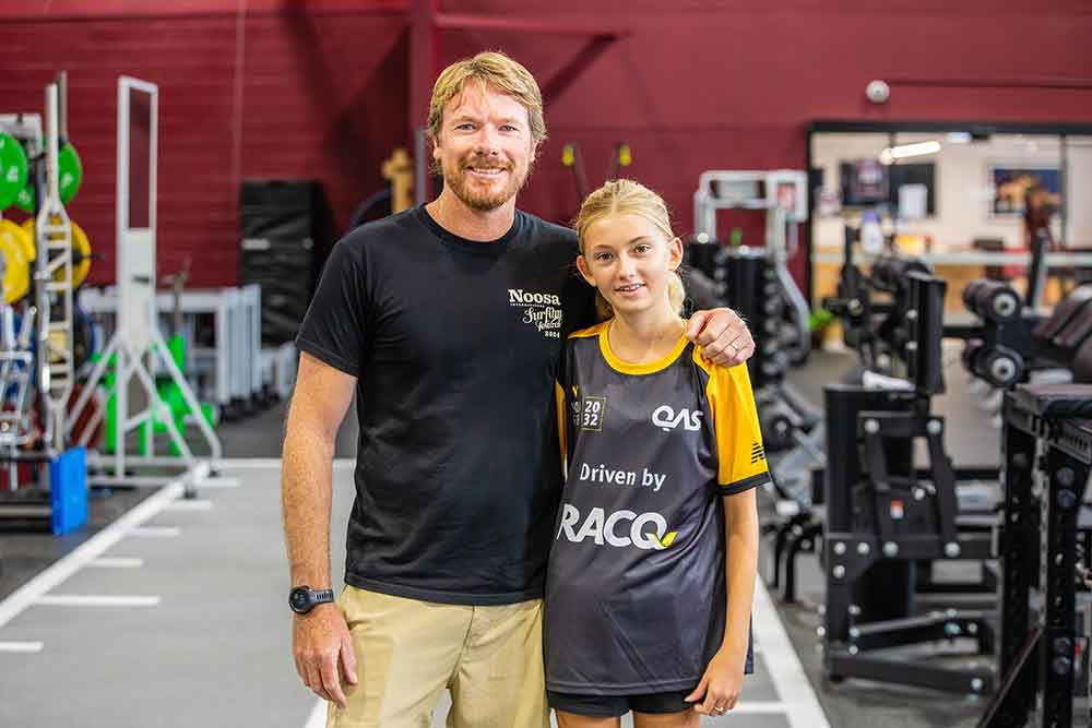 Shaun Cleary with daughter Grace.