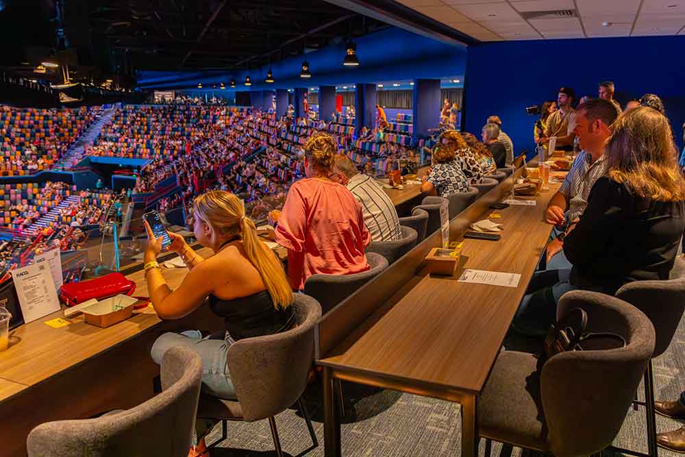 Members enjoying a show at the Brisbane Entertainment Centre.