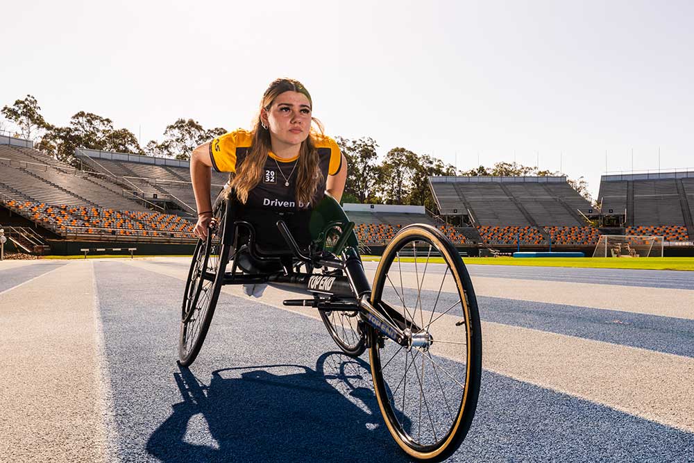QAS Para athlete Brydi Saul